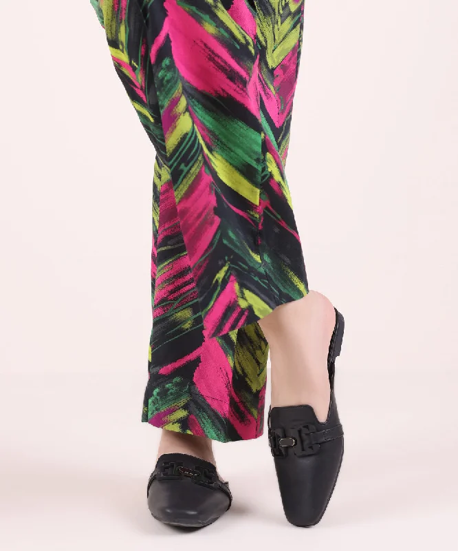 Printed Cotton Viscose Pants