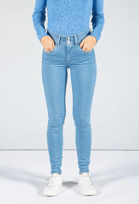 SALSA JEANS PUSH IN SECRET CROPPED SKINNY JEANS