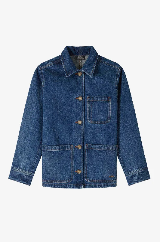 A.P.C W Veste Silvana Jacket - Denim